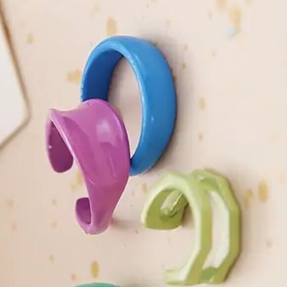 Minimalist Earrings RESIN Ear Cuffs 3pc Creative, Simple,Cute, Seamless - Picture 1 of 5